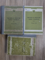 Prescriptii de proiectare pentru constructii (3 volume)