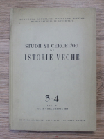 Studii si cercetari de istorie veche, nr. 3-4, anul V, iulie-decembrie 1954