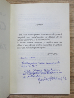 V. Blanaru Flamura - Crini printre zabrele. Din poemele unui fost condamnat la moarte (cu autograful autorului)