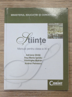 Anticariat: Adriana Ghita - Stiinte. Manual pentru clasa a XI-a