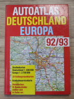 Auto-Atlas Deutschland Europa 92/93
