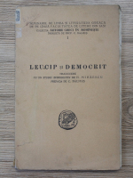 C. Balmus - Leucip si Democrit (1941)