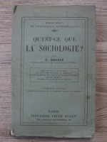 C. Bougle - Qu'est-ce que la sociologie (1925)