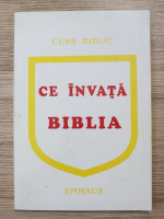 Curs biblic. Ce invata Biblia