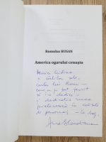 Anticariat: Romulus Rusan - America ogarului cenusiu (cu autograful Anei Blandiana)