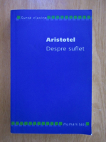Aristotel - Despre suflet 