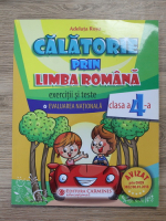 Adeluta Rosu - Calatorie prin limba romana. Exercitii si teste. Evaluarea nationala, clasa a IV-a