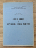 Athanasie Trutia - Caiet de aplicatii la spectroscopia starilor condensate