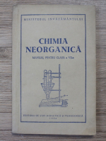 Chimia neorganica, manual pentru clasa a VII-a
