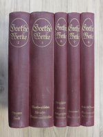 Goethes samtliche werke (volumele 2, 3, 6, 7, 8, 1922)