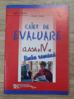 Ioan Dolean - Limba romana. Caiet de evaluare, clasa a IV-a