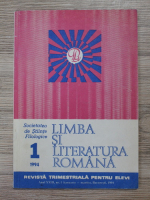 Limba si literatura romana. Revista trimestriala pentru elevi, anul XXIII, nr. 1, ianuarie-martie, 1994