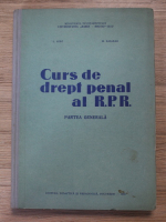 Ludovic Biro - Curs de drept penal al R.P.R. Partea generala