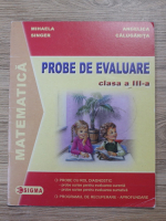 Mihaela Singer - Matematica. Probe de evaluare, clasa a III-a