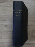 Teze pentru obtinerea titlului de doctor in medicina veterinara (18 numere colegate, nr. 333-351, 1933)