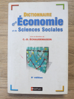 Claude Daniele Echaudemaiso - Dictionnaire d'economie et de sciences sociales