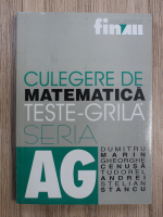 Dumitru Marin - Culegere de matematica. Teste grila