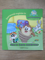 Exerseaza engleza cu poveste bilingva romana-engleza. Taz in Tara Jucariilor