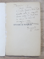 G. M. Cantacuzino - Izvoare si popasuri (cu autograful autorului, 1934)