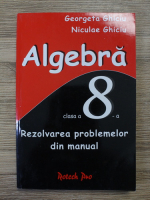 Georgeta Ghiciu - Algebra, clasa a VIII-a. Rezolvarea problemelor din manual