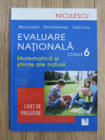 Mihaela Garabet - Matematica si stiinte ale naturii. Evaluare nationala, clasa a VI-a. Caiet de pregatire
