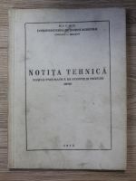 Notita tehnica. Masina pneumatica de stropit si prafuit, MPSP