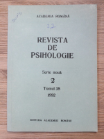 Revista de psihologie, serie noua, nr. 2, tomul 38, 1992