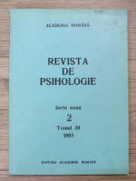 Revista de psihologie, serie noua, nr. 2, tomul 39, 1993
