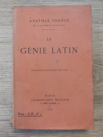 Anatole France - Le genie latin (1924)