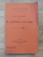 Anatole France - Les opinions de M. Jerome Coignard (1924)