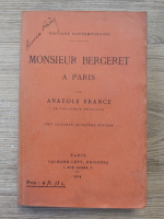 Anatole France - Monsieur Bergeret a Paris (1924)