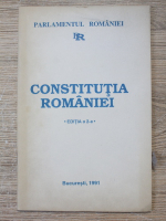Constitutia romaniei, editia a II-a