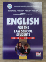 Oana Camburi Boaru - English for the law school students. Second and third year