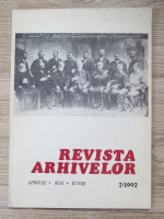 Revista Arhivelor, anul LXIX, nr. 2, 1992