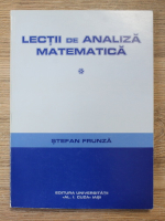 Stefan Frunza - Lectii de analiza matematica