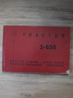 Tractor S-650. Catalogul pieselor de schimb