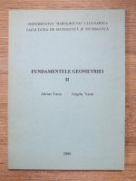 Adrian Vasiu - Fundamentele geometriei (volumul 2)