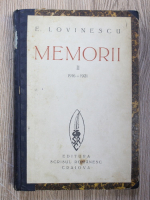 Eugen Lovinescu - Memorii (volumul 2, 1932)