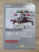Gabriela Mateescu - Limba engleza pentru personalul din restaurante si vase de croaziera