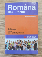 Anticariat: Margareta Onofrei - Romana, BAC-eseuri. Proza, dramaturgia, poezia, epoci si ideologii literare