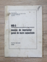 MIG-5. Masina de imprastiat gunoi de mare capacitate