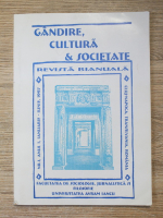 Revista Gandire, Cultura si Societate, Anul I, Nr. 1, ianuarie-iunie 1997