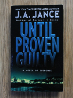 J. A. Jance - Until proven guilty