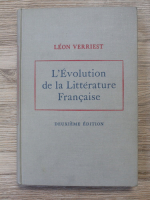 Leon Verriest - L'evolution de la litterature francaise