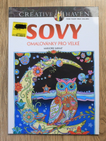 Anticariat: Marjorie Sarnat - Sovy. Omalovanky pro velke (carte de colorat)