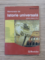 Mihaela Nancu - Memorator de istorie universala pentru clasa a IX-a