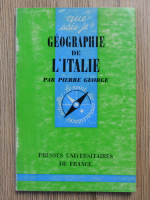 Pierre George - Geographie de l'Italie 