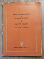 Piese pentru pian de compozitori romani (editie bilingva)