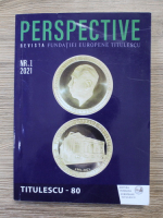 Anticariat: Revista Fundatiei Europene Titulescu. Perspective, nr. 1, anul 2021