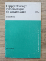 Anticariat: Robert Galisson - L'apprentissage systematique du vocabulaire